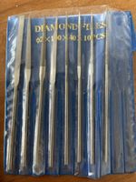 Diamantfeilen Set 8-teilig 2x100mm neuwertiger Zustand