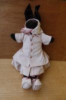 Vintage Puppe Hase EnSoie Zürich En Soie 58cm
