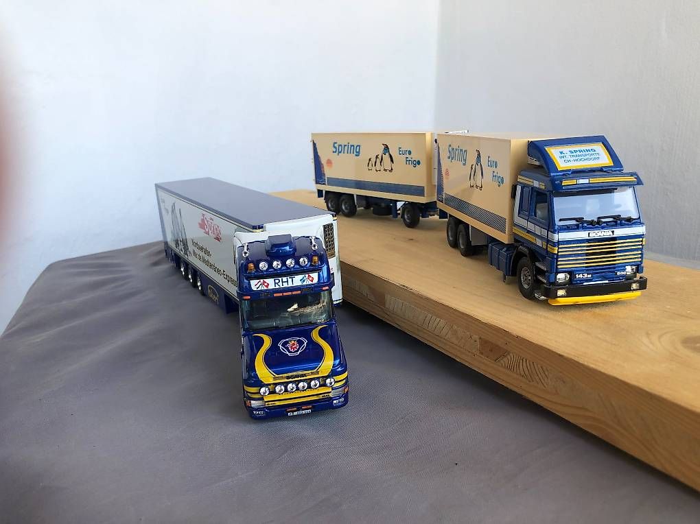 Tekno Kit di modellismo & Modellini statici: 2 x Scania Spring Tekno WSI Conrad 1:50 – Nuovo e nell'imballaggio originale da Lessoc venduto da beletteman 4