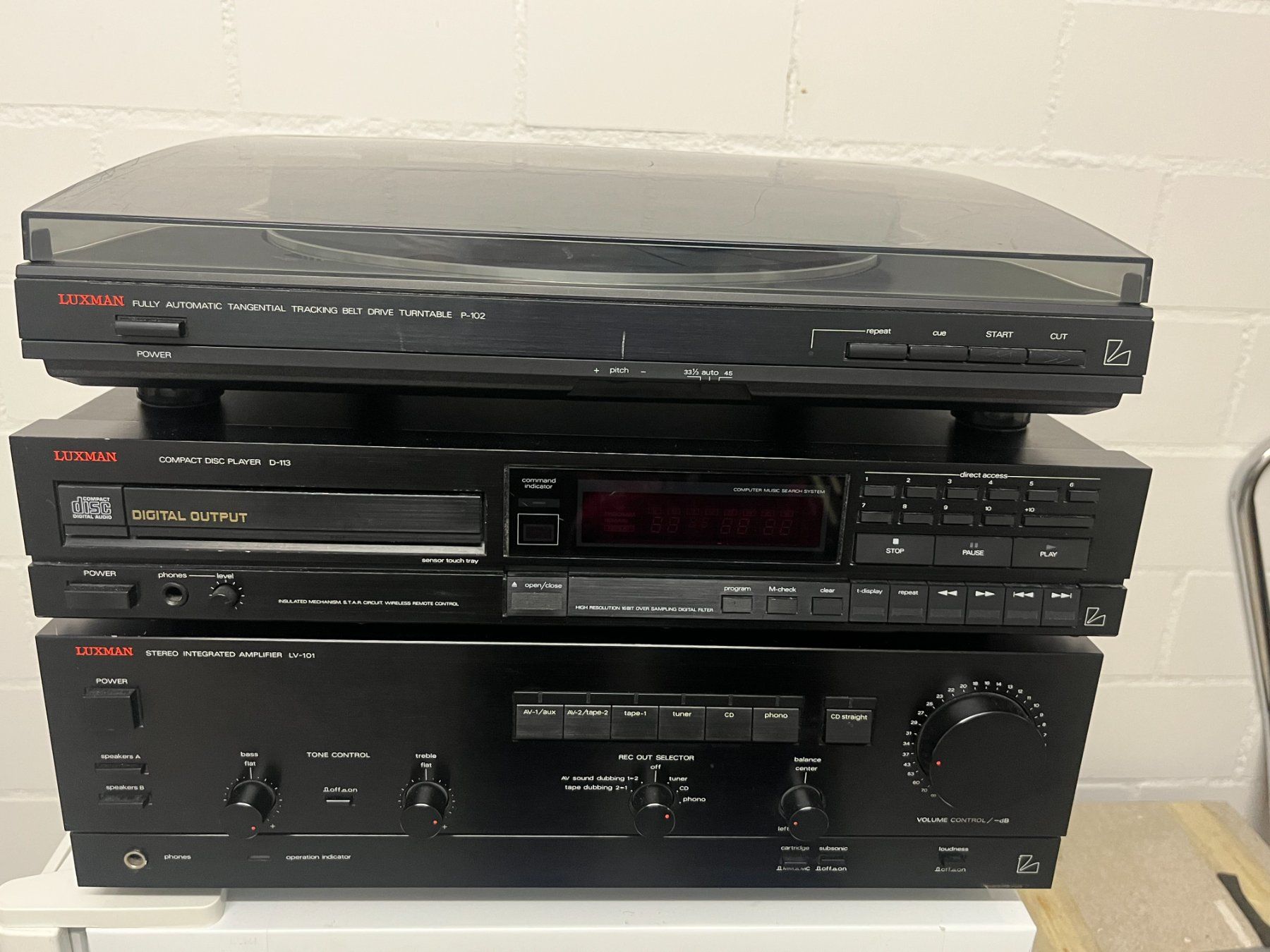 Tourne-disques: Luxman 3er Set – D'occasion à Lohn-Ammannsegg par mar_9ndy