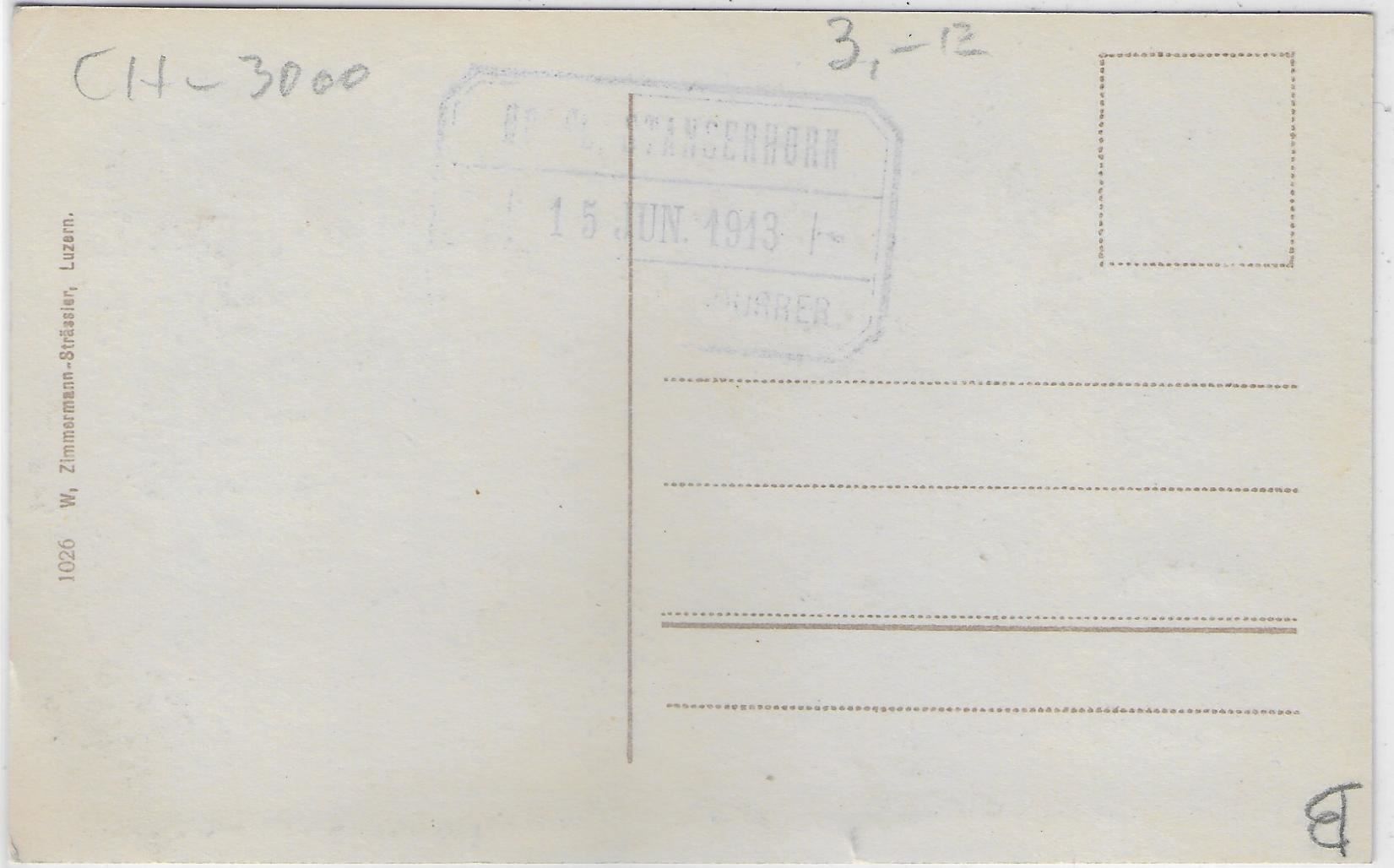 Cartoline postali: Stanserhorn - Hotel mit Berneralpen – Usato da Ettingen venduto da Kartenplanet 1