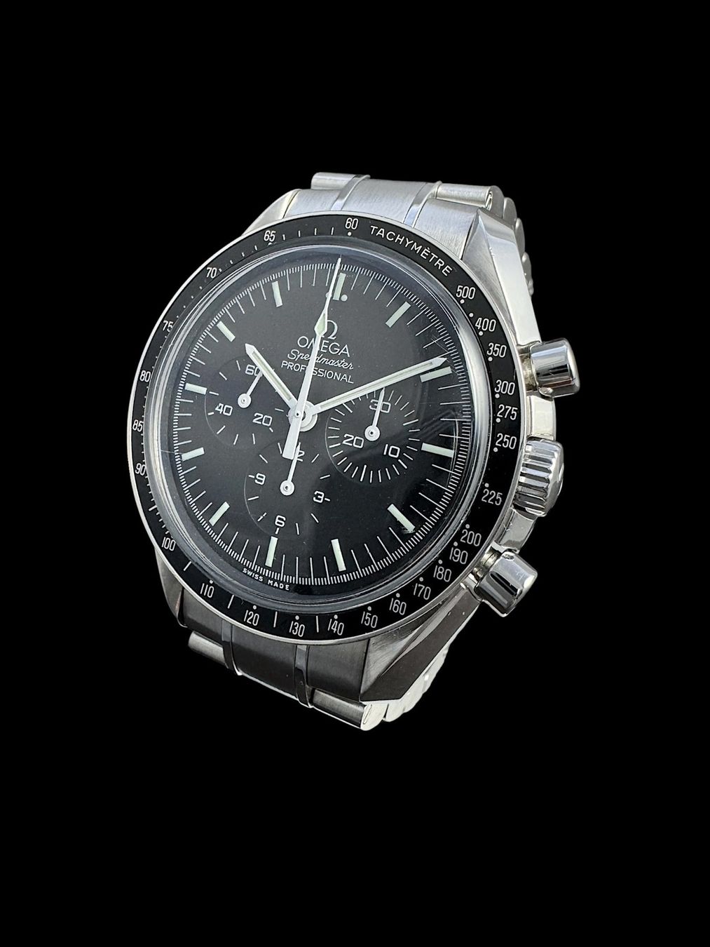 Omega Uhren: Omega Speedmaster Moon Automatic 42mm Fullset 2017 *U1332 – Gebraucht aus Zürich von GalerieInauen 2