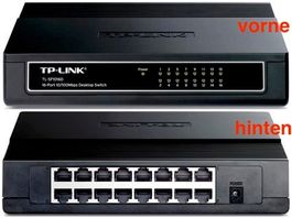 TP-LINK TL-SF1016D Fast Ethernet Switch 10/100Mbps 16port