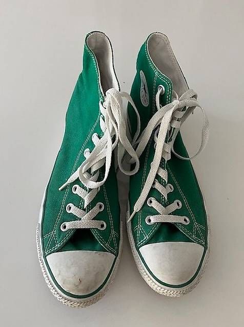 Scarpe da uomo: Chaussures converse vert taille 44.5 – Usato da Lausanne venduto da Baz58