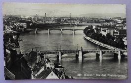 Basel. Die drei Rheinbrücken