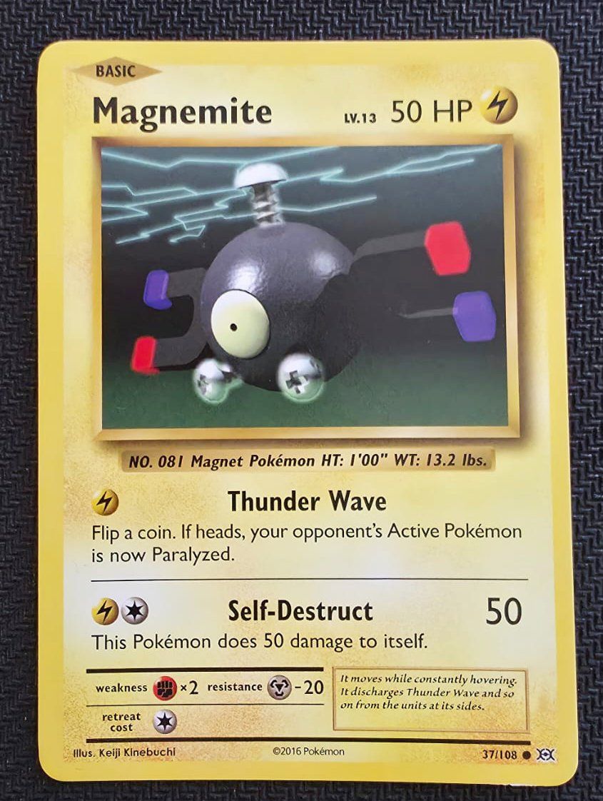 Pokémon Carte collezionabili: Magnemite 37/108 - Pokémon TCG – Usato da Zürich venduto da Zetto