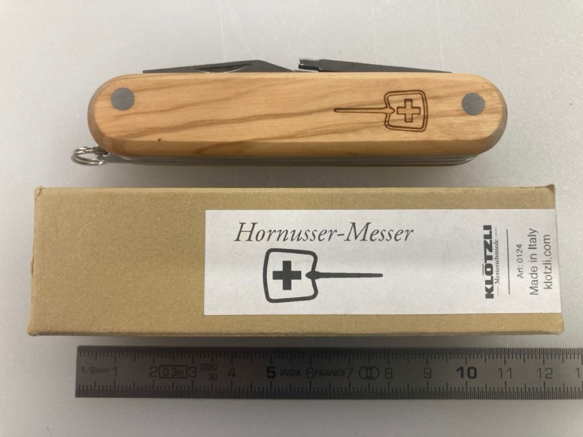 Coltelli tascabile: Hornusser-Messer – Nuovo e nell'imballaggio originale da Krauchthal venduto da colligio 4