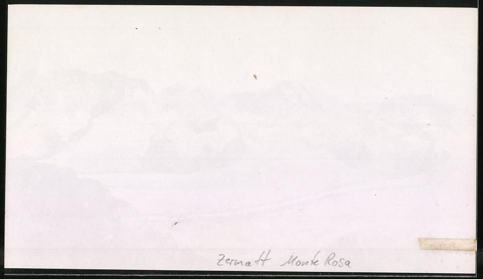 Fotografie & Manifesti: Fotografie Zermatt, der Monte Rosa Glets – Usato da Berlin venduto da bartko-reher 1