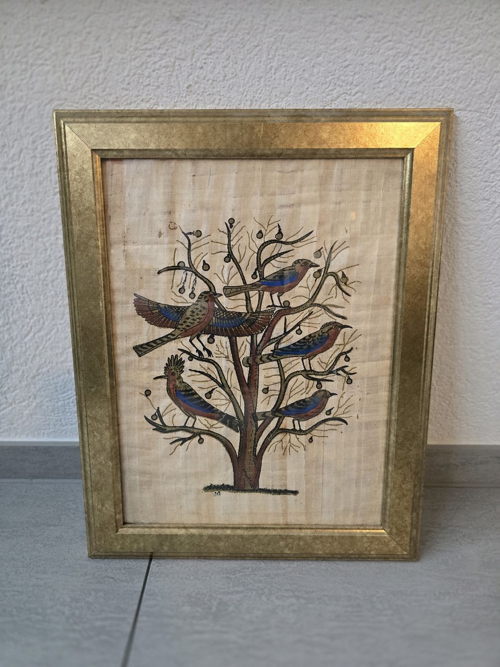 Foto & Immagini: Gerahmtes Papyrus – top Zustand – Usato da Untersiggenthal venduto da JayRoguehand