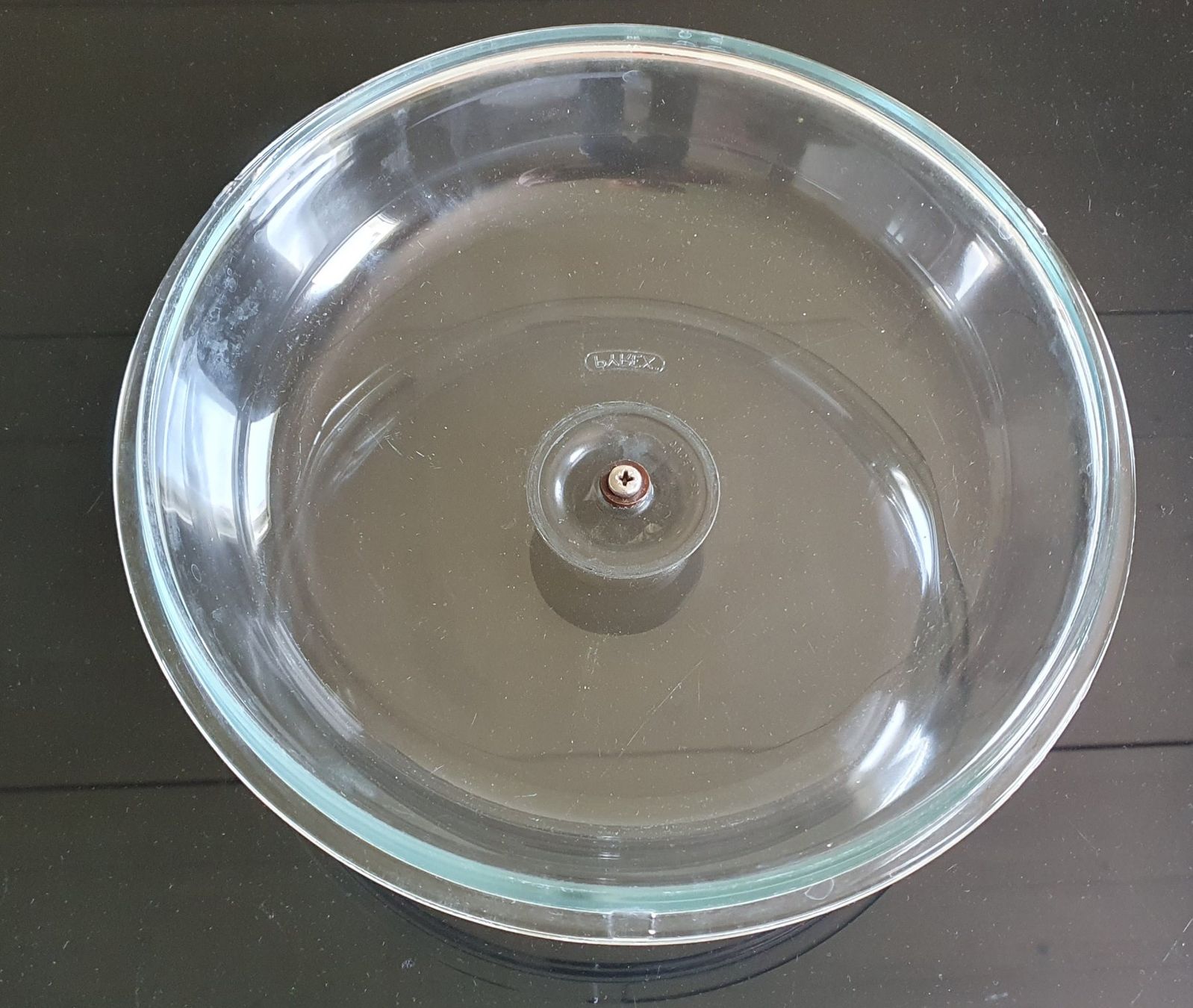 Töpfe: Glasdeckel für Topf / Pfanne PYREX 25.8cm – Gebraucht aus Giswil von online-Brockenhaus 4