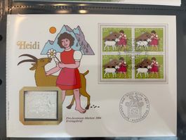 Pro-Juventute-Marken 1984c Ersttagsbrief Heidi