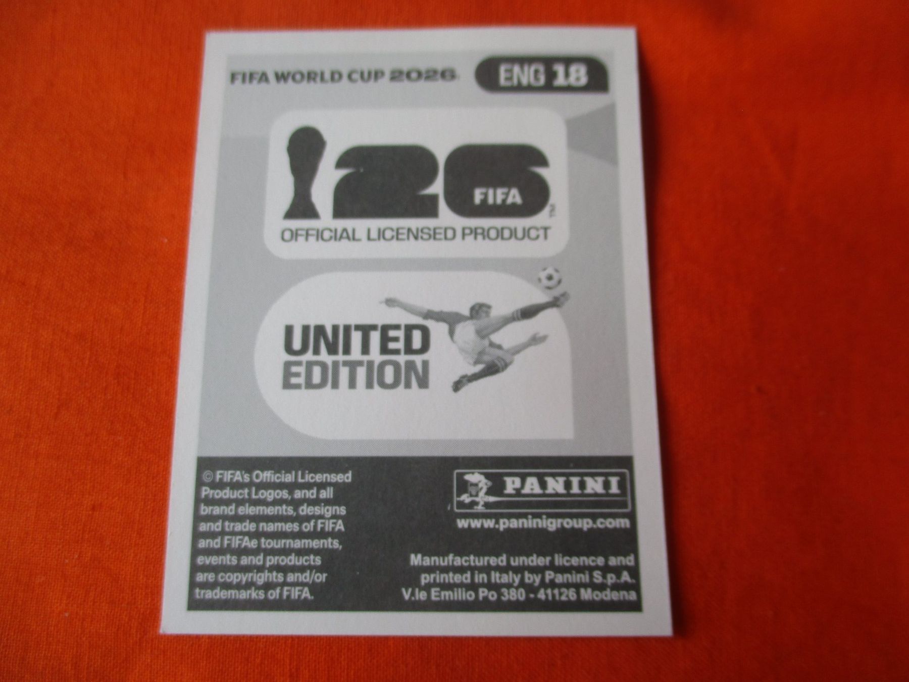 Panini Carte collezionabili: Panini WM 2026, ENG 18, Kane – Usato da Birsfelden venduto da alles-muss-raus 1