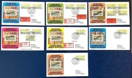 1981 FDC Deutschland Automatenmarken Express- Philswiss