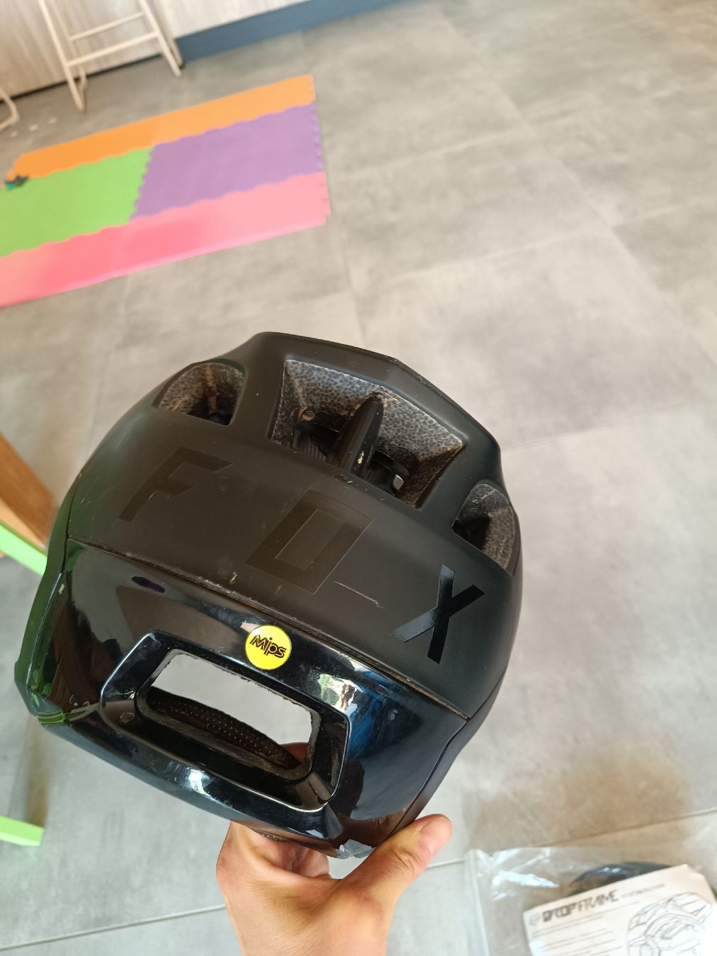 Fox Helme: Casco Fox Dropframe Pro Mips L nero usato – Gebraucht aus Dino von bin_2zfr 1