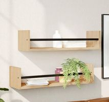 Neu und originalverpackt: 2 Wandregale mit Stangen