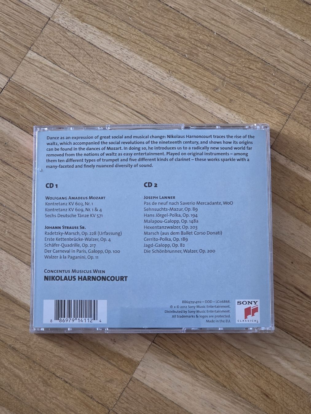 CD: Doppel-CD: Harnoncourt Walzer Revolution – Usato da Aesch BL venduto da immon 1