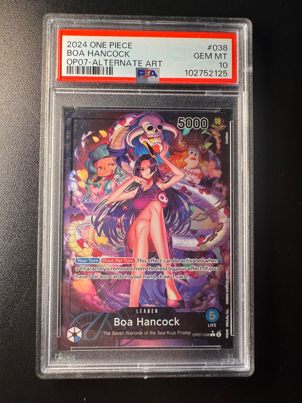 Bandai Sammelbilder & Trading cards: One Piece Boa Hancock PSA 10 – Gebraucht aus Corticiasca von gio_yp69