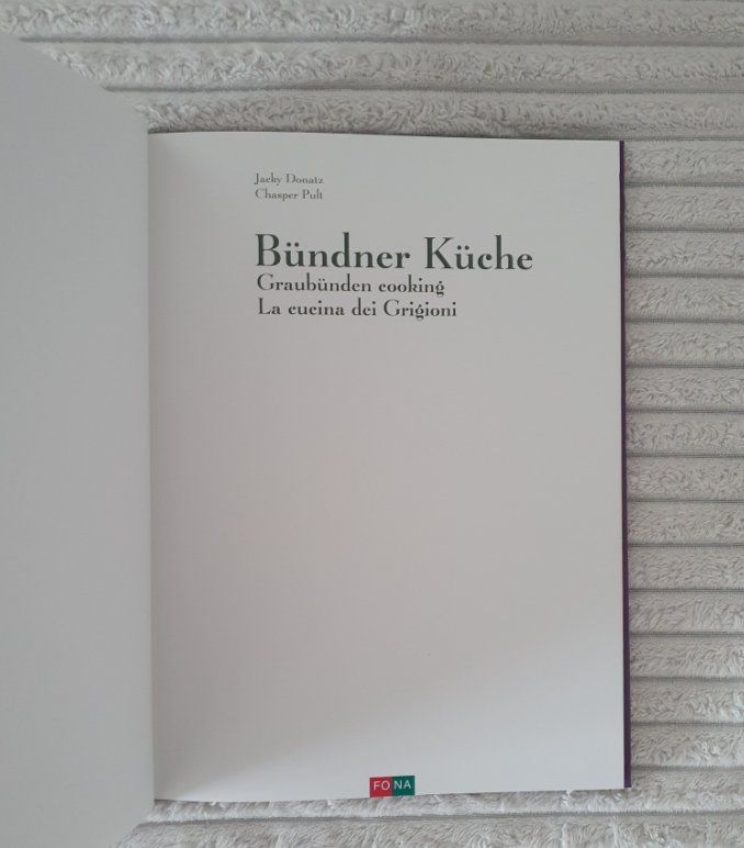 Libri: Kochbuch Rezepte Bündner Küche - NEU – Nuovo e nell'imballaggio originale da Wetzikon ZH venduto da FundusFuchs 2