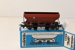 Märklin HO/AC  4631 Drehschieber-Seitenentladewagen mit OVP