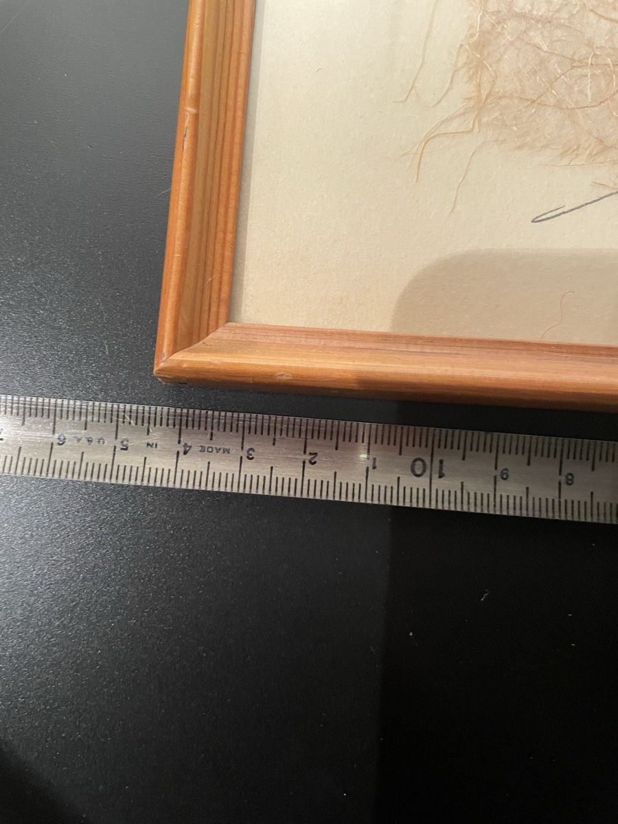 Poster & Bilder: Original Relly Mailaender Trockenblumen Bild gerahmt – Gebraucht aus Dietlikon von VintageStudioZurich 6