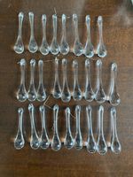 Lot de 26 pampilles en verre Murano