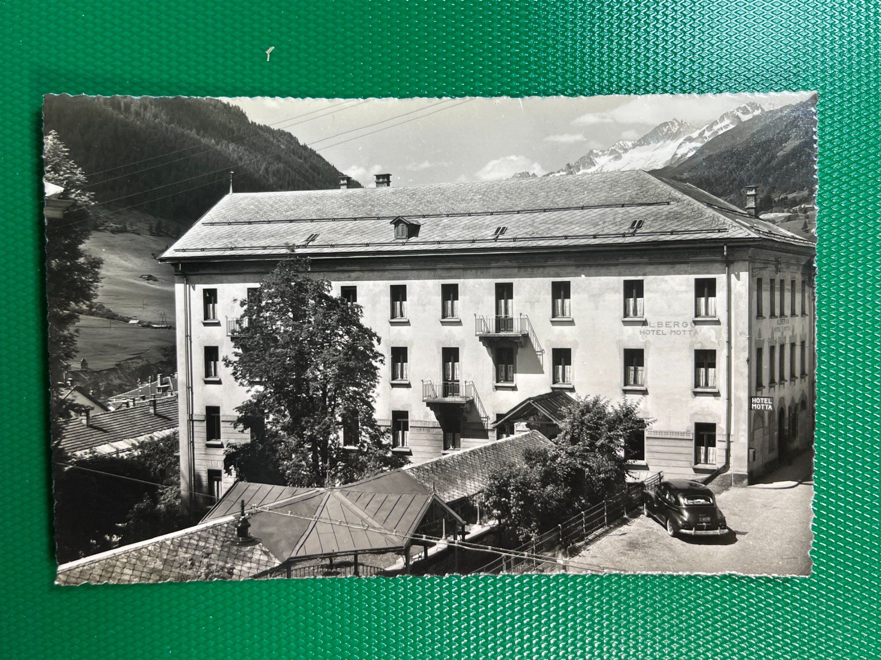 Cartoline postali: Hotel Motta, Airolo – Usato da Steg VS venduto da _vinci_