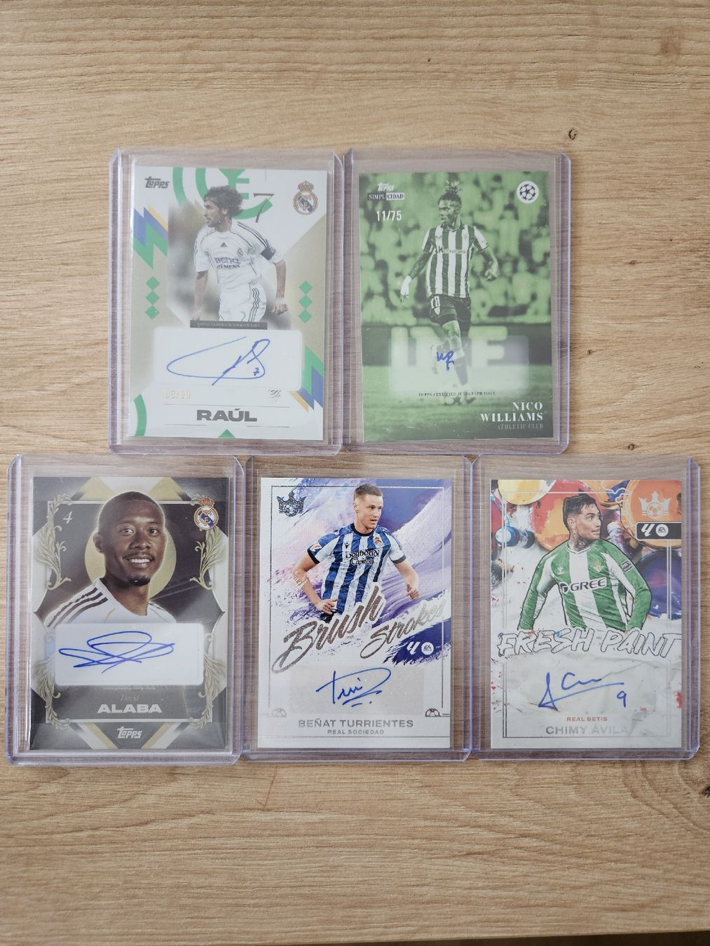 Topps Carte collezionabili: topps/panini LaLiga 5x auto bundle – Nuovo (secondo la descrizione) da Rudolfstetten venduto da KingArabi