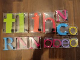 3D Holzbuchstaben in verschiedene grösse und Farben  - NEU !