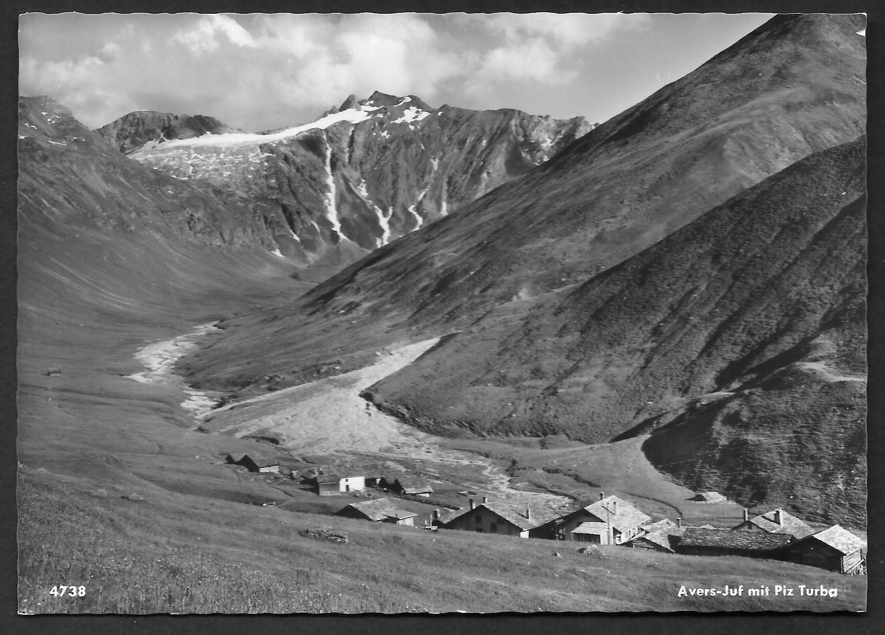 Cartes postales: Avers - Juf mit Piz Turba – D'occasion à Olten par clotaldi