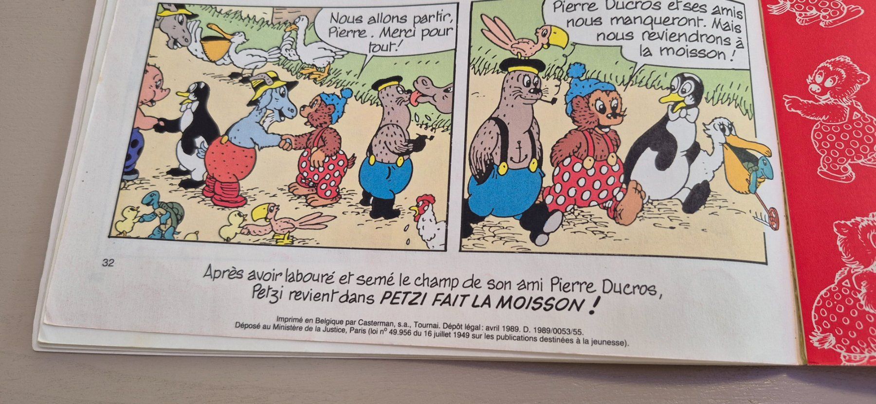 Fumetti: Petzi 17 - Petzi fermier - 1989 – Usato da Grand-Lancy venduto da loi_599y 4
