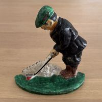 Golfer Türstopper•HUBLEY #34 PUTTING CAST-IRON DOORSTOP