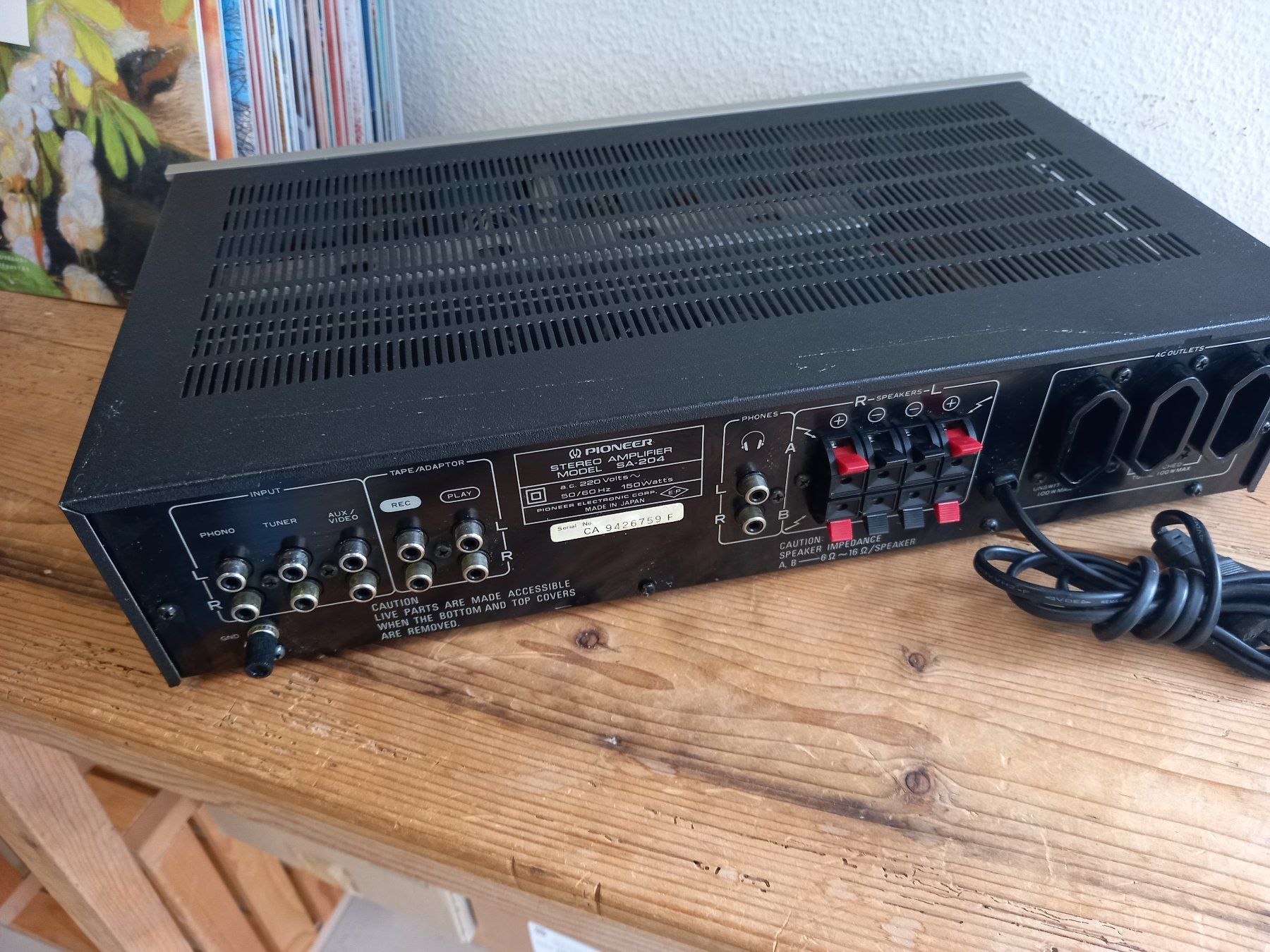 Technics Amplificatori: Pioneer Sa-204 Verstärker – Usato da Prez-vers-Siviriez venduto da Monija70 6