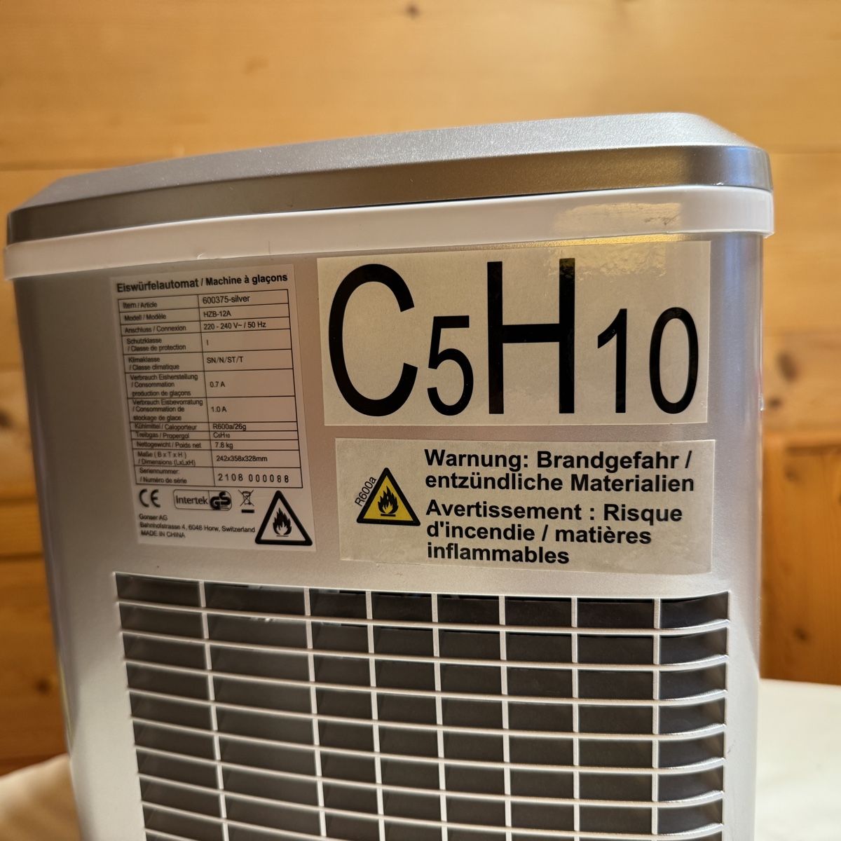 Gonser Elettrodomestici da cucina: Gonser Ice Cube Maker used condition – Usato da Saanen venduto da ewoutlio 5