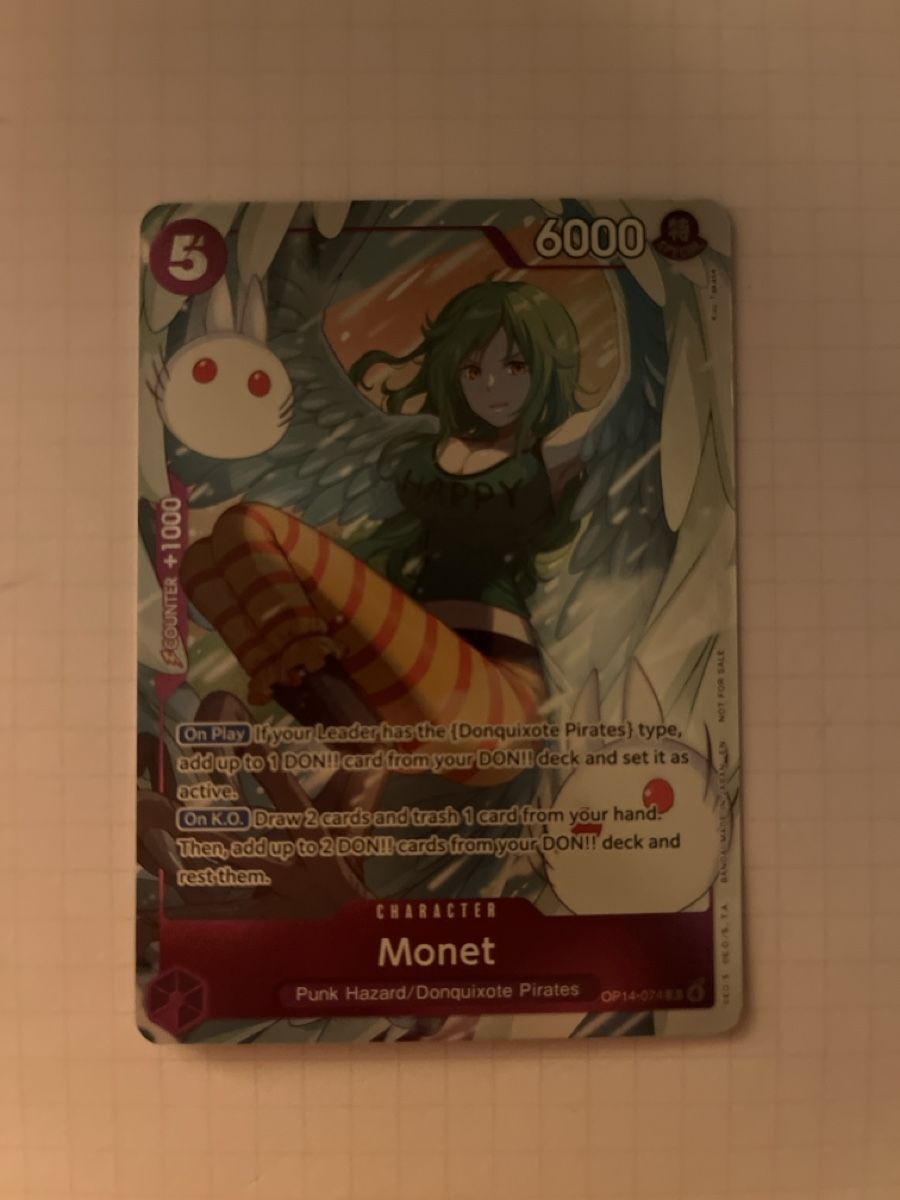 Bandai Carte collezionabili: OP14-074 R Monet – Nuovo (secondo la descrizione) da Horgen venduto da Raphael.heini