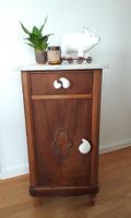 Antiker Nachttisch Beistelltisch Marmor Boho Shabby