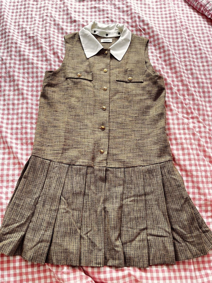 Sandro Vestiti: Sandro Houndstooth Dress Size 40 – Usato da Zürich venduto da amtoni7 3