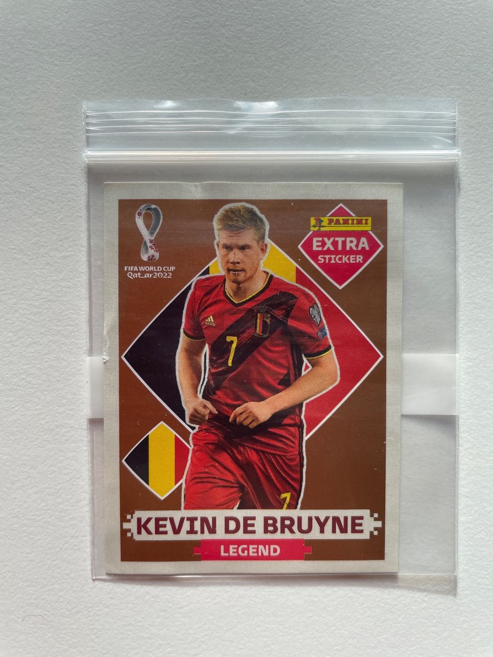 Panini Carte collezionabili: Extra Sticker De Bruyne Bronze - World Cup 2022 - Panini – Usato da La Conversion venduto da Stansmith85