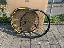 Laufradsatz 29 Zoll mit Bremsscheiben, Tubular / Tubeless