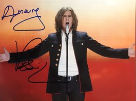 Amaury Vassili Tenor Autogramm signiert Foto 20x25cm