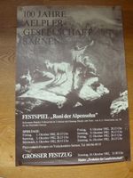 Plakat von Festspiel Roni der Alpensohn 1982