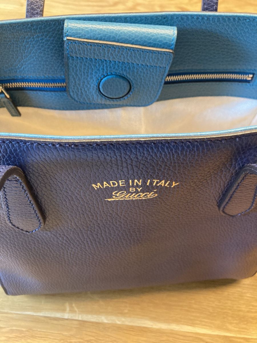 Gucci Borse da donna: Gucci Handtasche Navy Blau Turquoise Leder – Nuovo (secondo la descrizione) da Zürich venduto da ninaonthemarket 2
