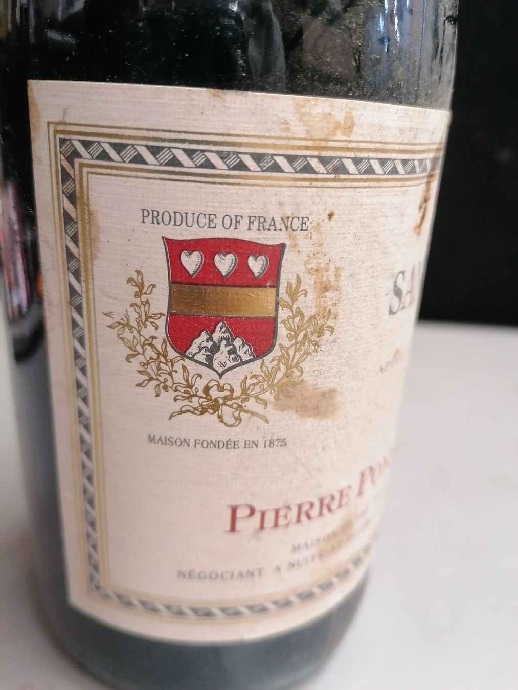 Wein: SANTENAY PIERRE PONNELLE 1992 – Neu (gemäss Beschreibung) aus Genève von Leboucheoreilles 2