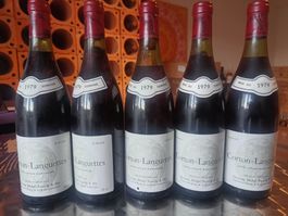 Rar: 5 Fl. Corton-Languettes 73cl, Michel Voarick, 1979