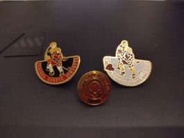 3 pin's collector GSHC, Genève Servette Hockey club,