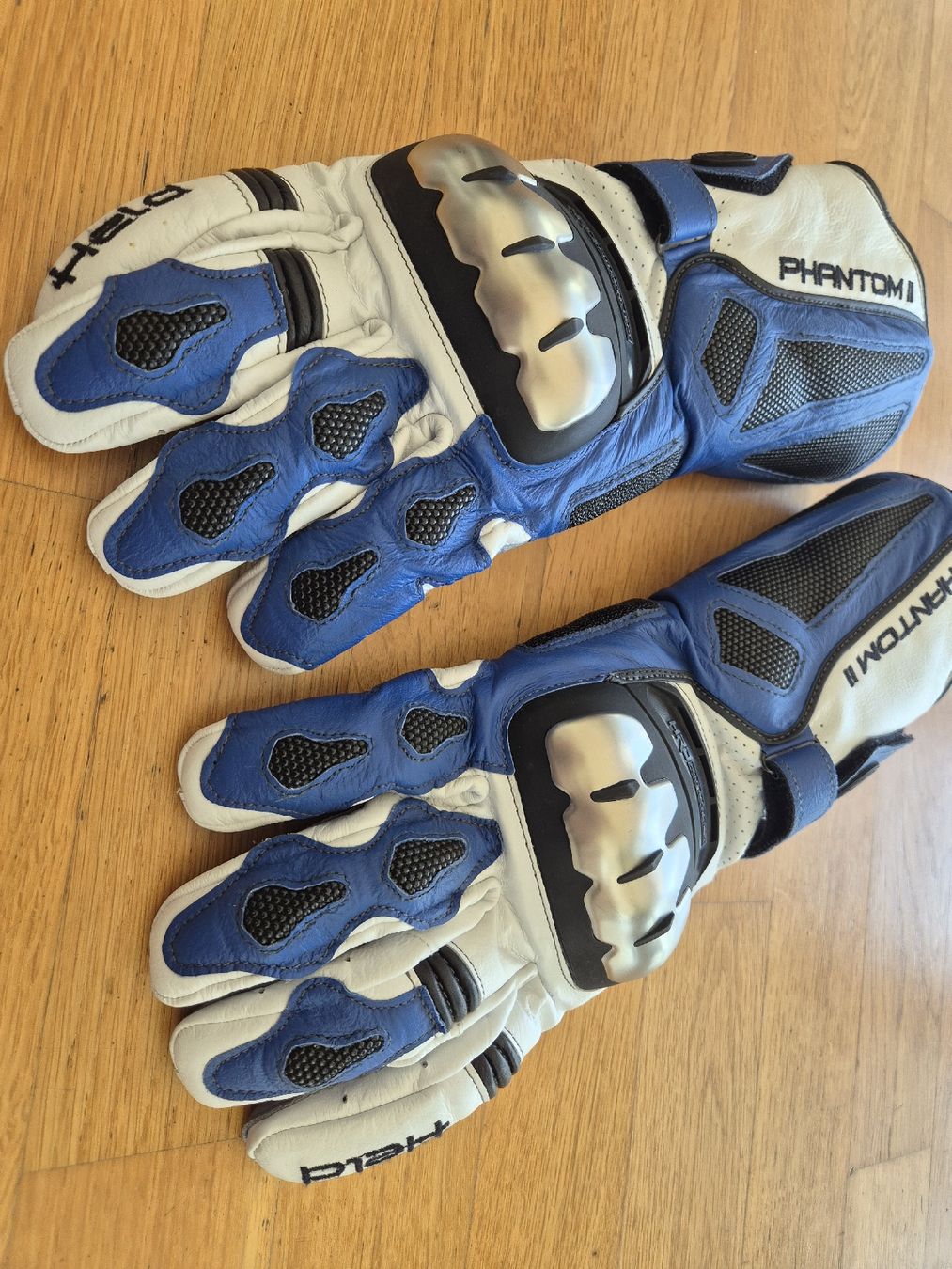 Held Guanti & manicotti: Held Motorradhandschuhe Phantom II blau/weiss – Nuovo (secondo la descrizione) da Grosshöchstetten venduto da BMC22 4