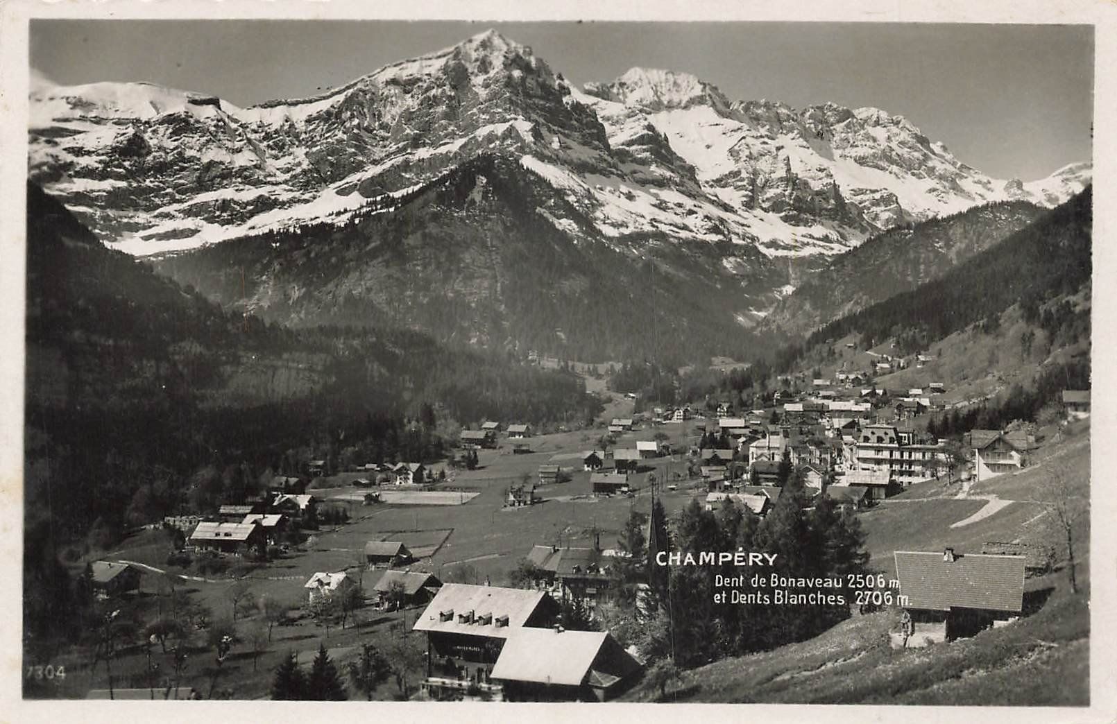 Cartoline postali: Champéry Dent du Bonaveau Dent Blanche... – Usato da Schwyz venduto da Seffi56