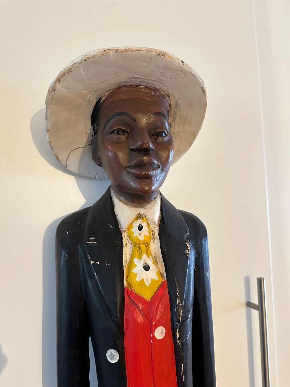 Statuette: Kolonialfigur Statue, Figur, 190cm Boulé Mann, Holzfigur – Usato da Affoltern am Albis venduto da Birdy8910 1