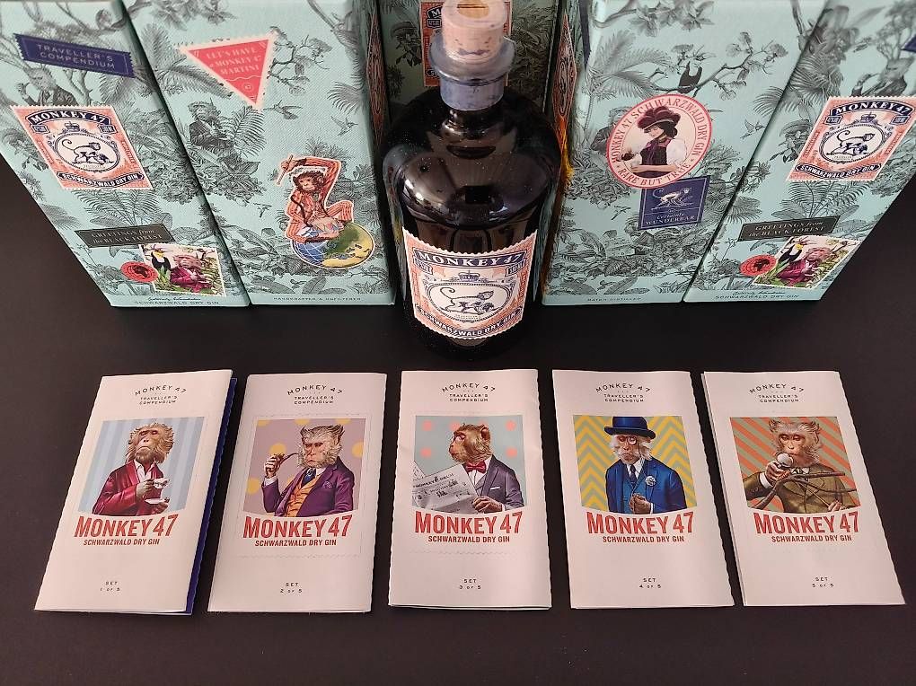 Monkey 47 Spiritueux: Monkey 47 Gin Travellers Compendium, 5 Flaschen à 0.5l – Neuf avec emballage d'origine à Bünzen par hangloose74 1