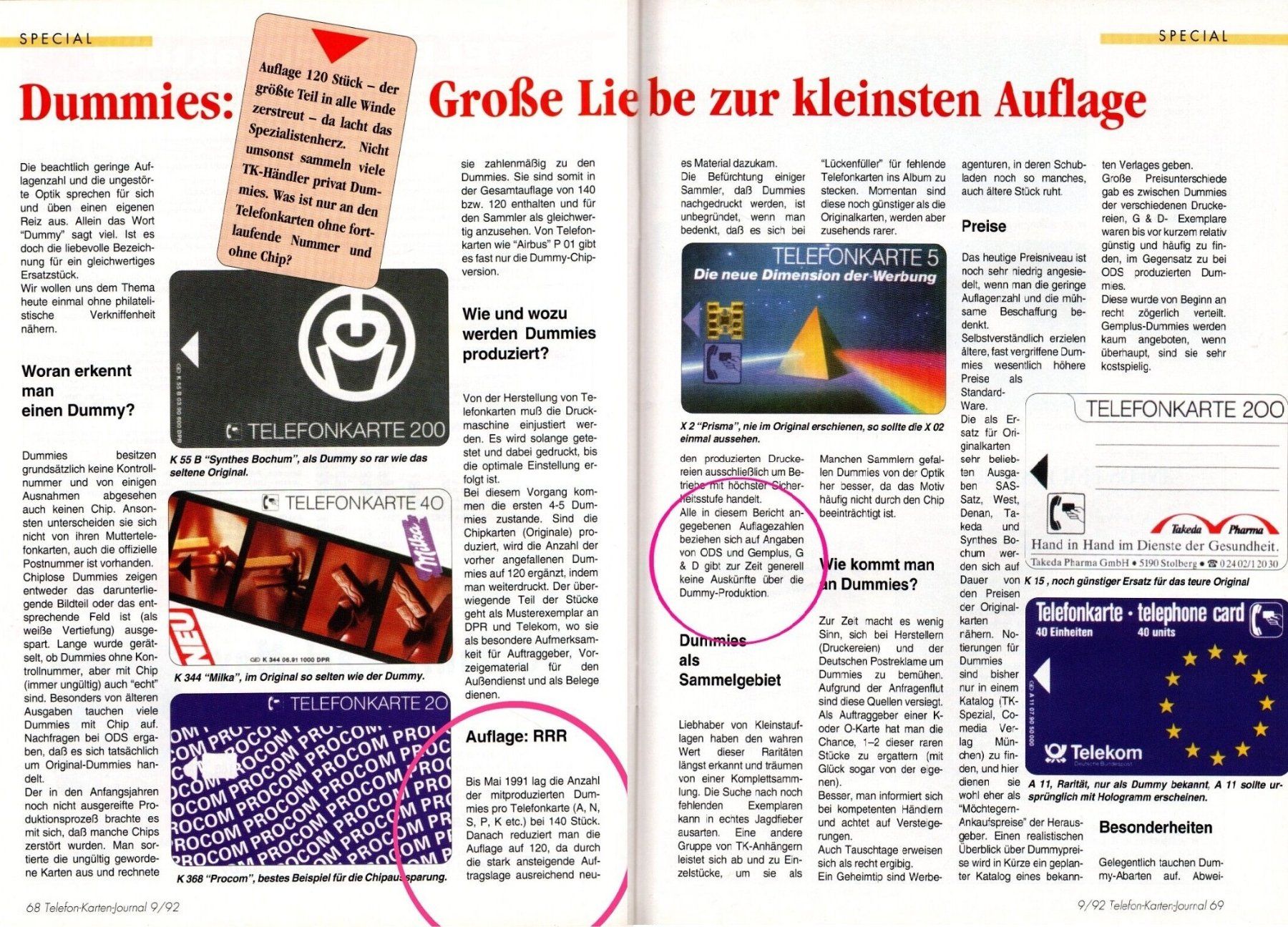 Telefon- & Taxkarten: 4 Dummy Telefonkarten aus Deutschland – Gebraucht aus Eglisau von Chperfins 2