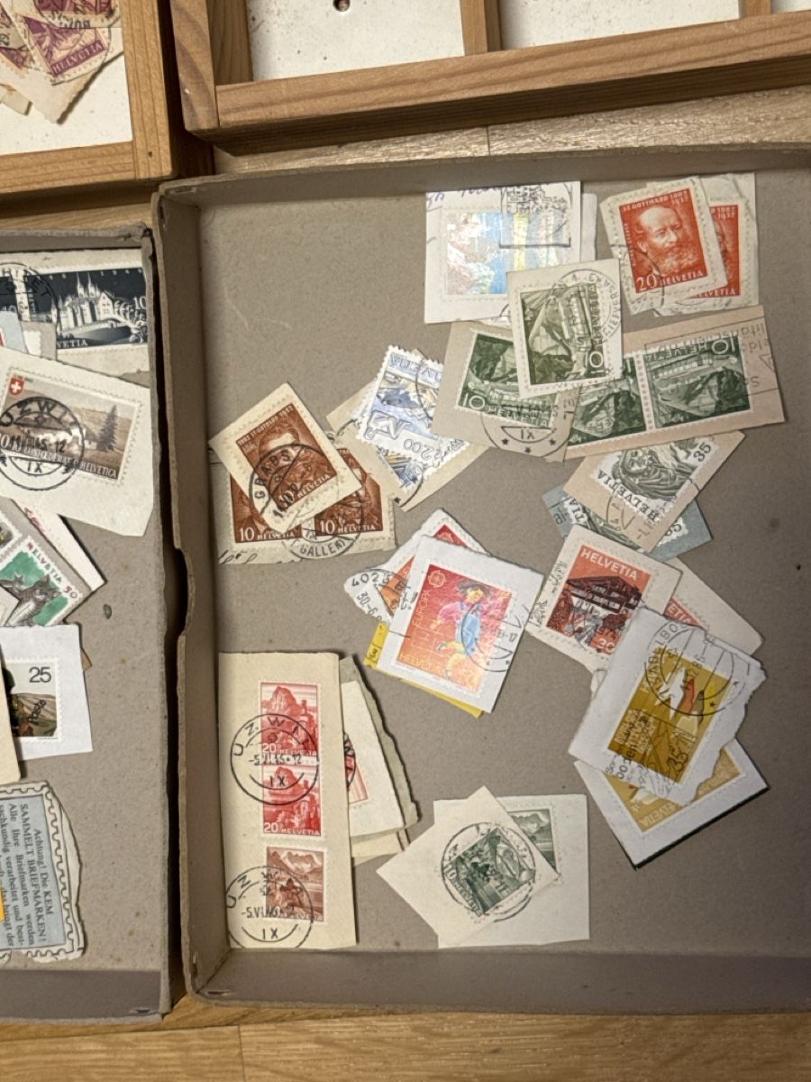 Tutti i francobolli: Briefmarken-Sammlung auf Briefstücken ab 1900 – Usato da Winterthur venduto da han_m89f 4
